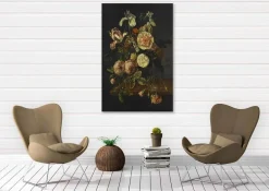 Wandkraft Still Life with Flowers by Jacob van Walscapelle
