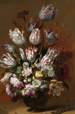 Wandkraft Still life with flowers by Hans Bollongier