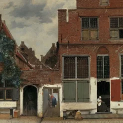 Wandkraft The Alley by Johannes Vermeer
