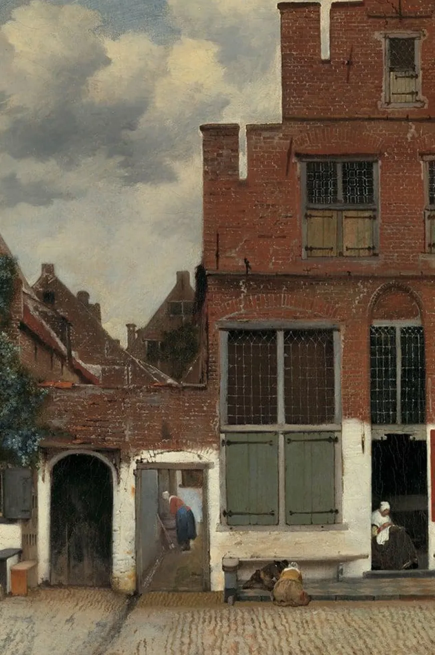 Wandkraft The Alley by Johannes Vermeer