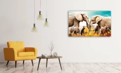 Wandkraft The Elephant Family