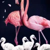 Wandkraft The Flamingo Family