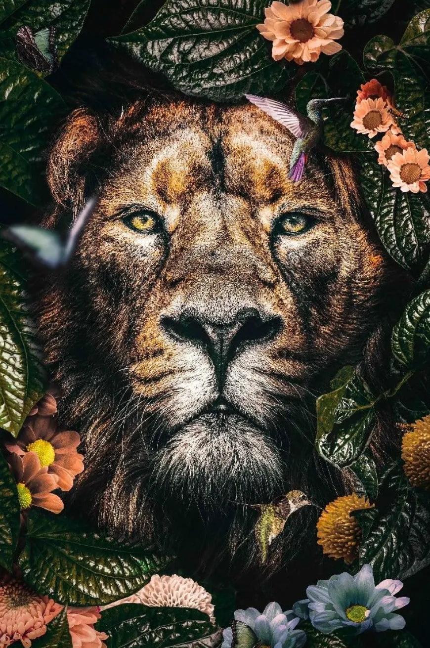 Wandkraft The Lion
