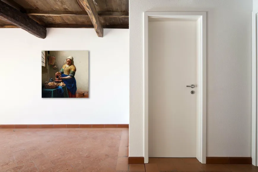 Wandkraft The Milkmaid by Johannes Vermeer