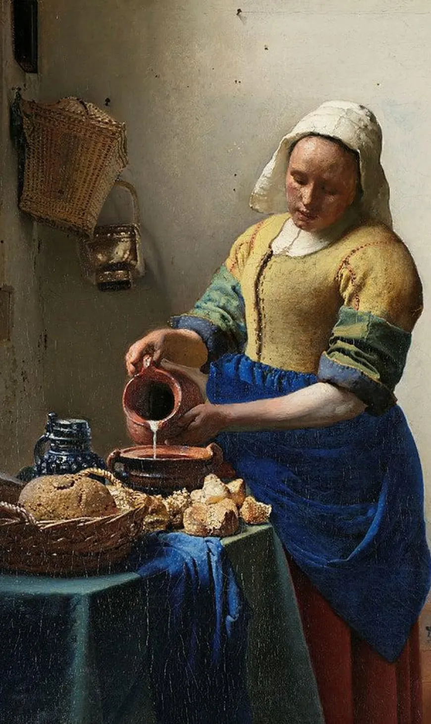 Wandkraft The Milkmaid by Johannes Vermeer