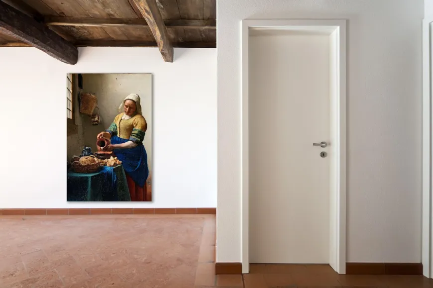 Wandkraft The Milkmaid by Johannes Vermeer