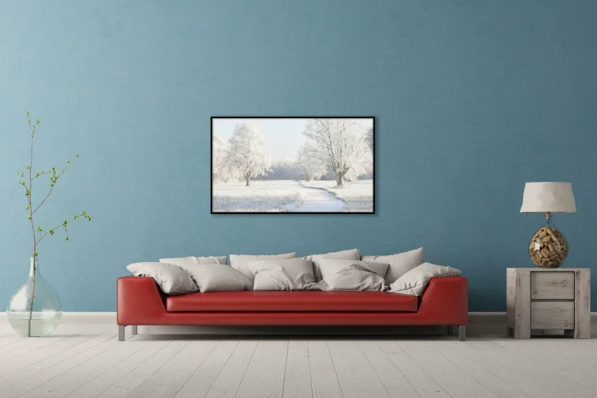 Wandkraft Winter Meadow