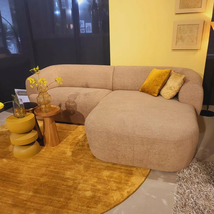 WoonMax Bank Edinburgh - 2 zits met arm links - chaise longue breed