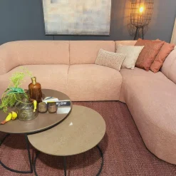 WoonMax Bank Edinburgh - 2 zits met arm links - chaise longue breed