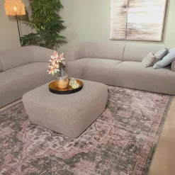 WoonMax Bank Edinburgh - 2 zits met arm links - chaise longue breed