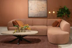 WoonMax Bank Edinburgh - 2 zits met arm links - chaise longue breed