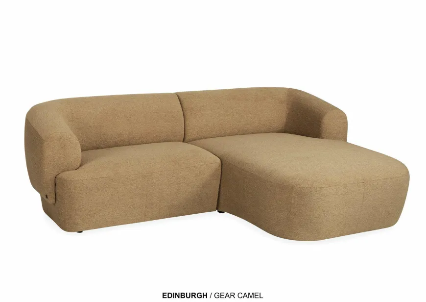 WoonMax Bank Edinburgh - 2 zits met arm links - chaise longue breed