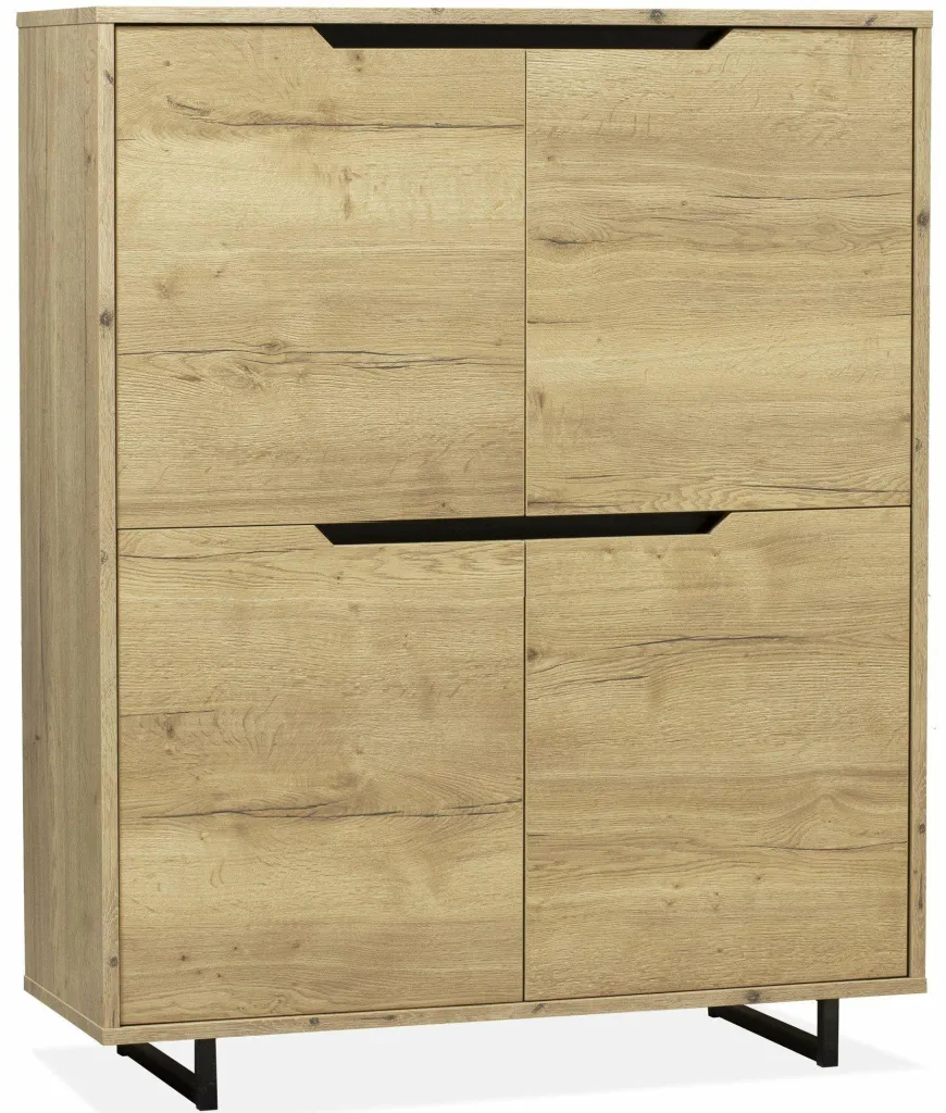 WoonMax Barkast Puerto Natur 4 deurs showroommodel