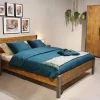 WoonMax Bedframe Lennox Old Teak - Diverse afmetingen