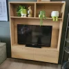 WoonMax Blackburn Mwand tv meubel Blond oak - Showroommodel compleet