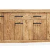 WoonMax Dressoir City Mango groot 4 deurs en 2 lades - 80 cm hoog