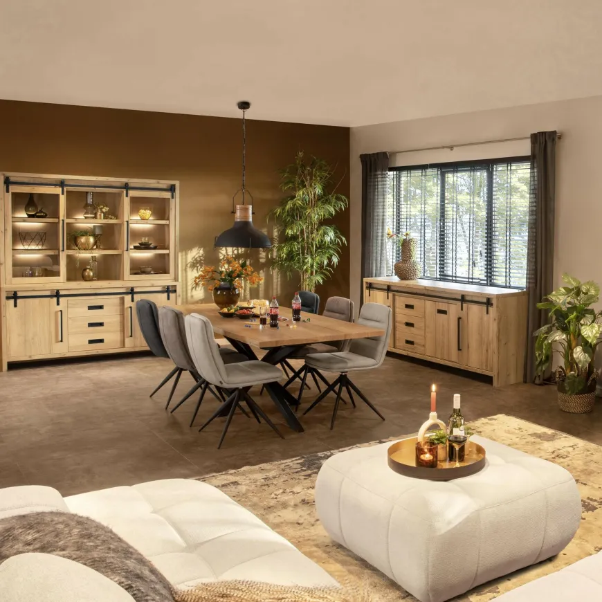 WoonMax Dressoir Cottage Natur 180 cm
