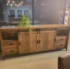 WoonMax Dressoir Stanley groot 2 deurs en 4 lades