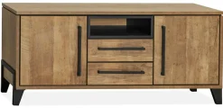 WoonMax Dressoir/tv meubel Maldini Old teak - 2 deuren en 2 lades