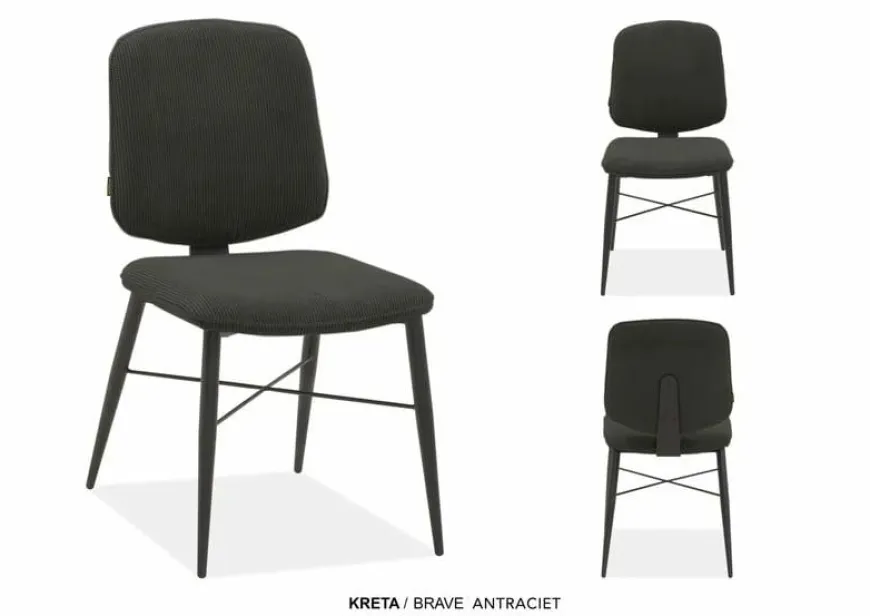 WoonMax Eetkamerstoel Kreta - Diverse kleuren Brave