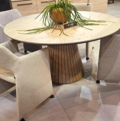 WoonMax Eettafel Hank rond - diverse kleuren en afmetingen