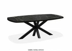 WoonMax Eettafel Deens ovaal Costa - 5 afmetingen - Diverse kleuren