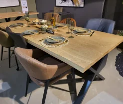 WoonMax Eettafel Glasgow eiken - vele opties en maten