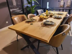 WoonMax Eettafel Glasgow eiken - vele opties en maten