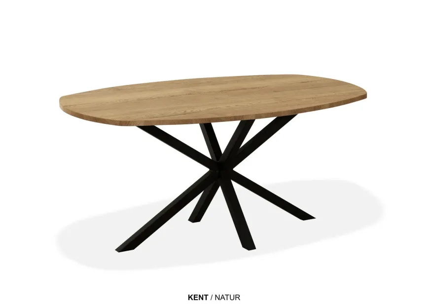 WoonMax Eettafel Kent Deens ovaal - 138, 160, 190 of 220 cm - Diverse kleuren