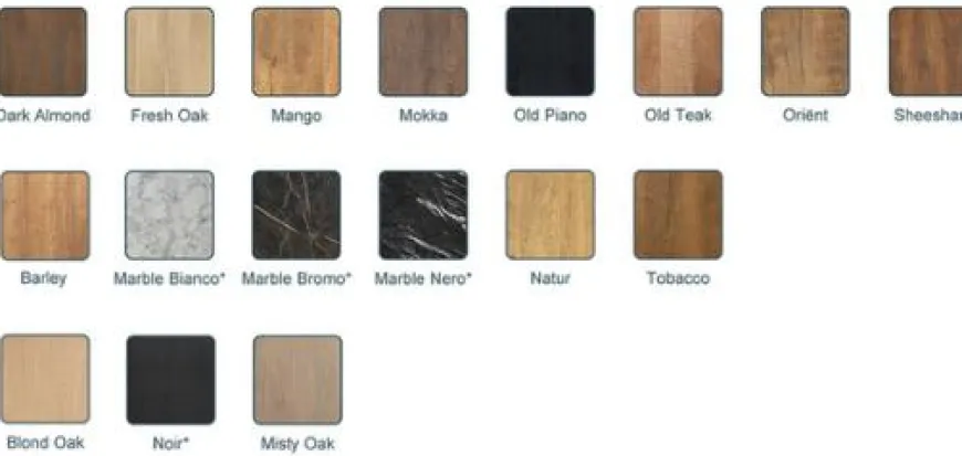 WoonMax Eettafel Lamulux Chesterfield Deens ovaal uitschuifbaar - Diverse kleuren en 3 afmetingen