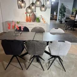 WoonMax Eettafel Lamulux Chesterfield Rechthoekig uitschuifbaar - Diverse kleuren en 3 afmetingen