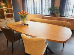 WoonMax Eettafel Mylo Deens Ovaal Lamulux uitschuifbaar - Diverse kleuren en 4 afmetingen