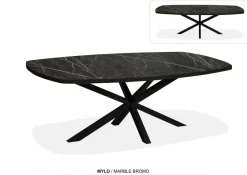 WoonMax Eettafel Mylo Deens Ovaal Lamulux uitschuifbaar - Diverse kleuren en 4 afmetingen