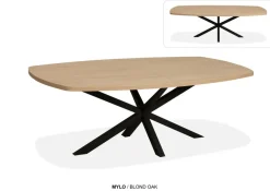 WoonMax Eettafel Mylo Deens Ovaal Lamulux uitschuifbaar - Diverse kleuren en 4 afmetingen
