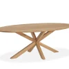 WoonMax Eettafel Nottingham eiken Ovaal - 5 afmetingen - Diverse kleuren