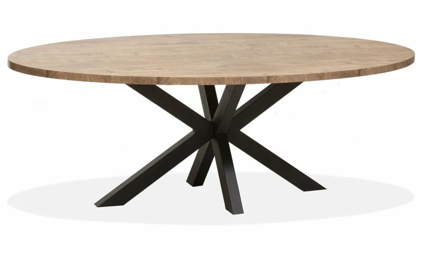 WoonMax Eettafel ovaal Lynn - 4 afmetingen - Diverse kleuren
