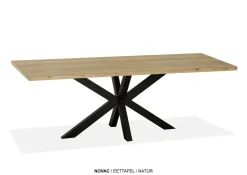 WoonMax Eettafel rechthoekig Novac - 4 afmetingen - Diverse kleuren