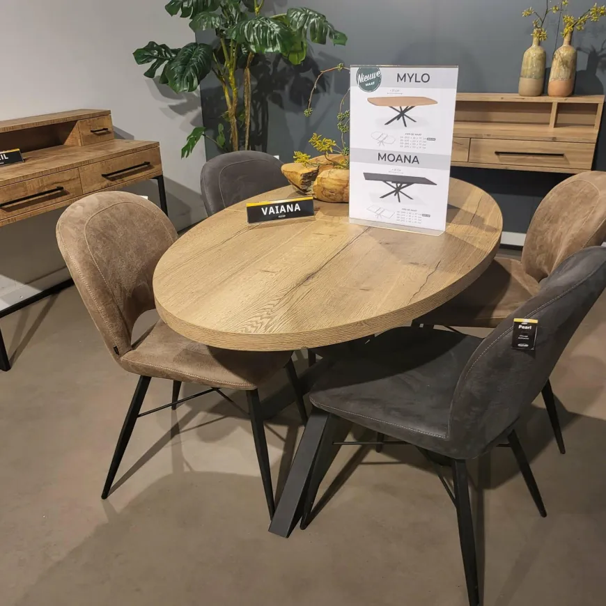 WoonMax Eettafel Vaiana Lamulux uitschuifbaar - Diverse kleuren en 4 afmetingen