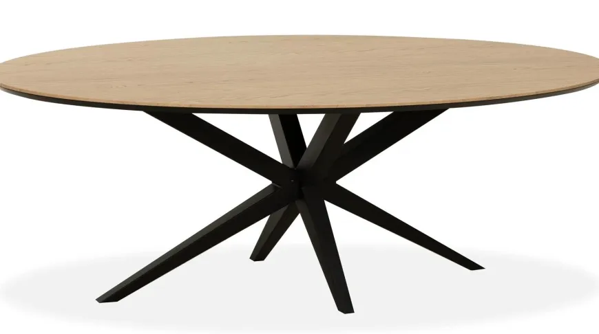 WoonMax Eettafel Wellington Ovaal Lamulux - Diverse kleuren en afmetingen