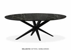 WoonMax Eettafel Wellington Ovaal Lamulux - Diverse kleuren en afmetingen