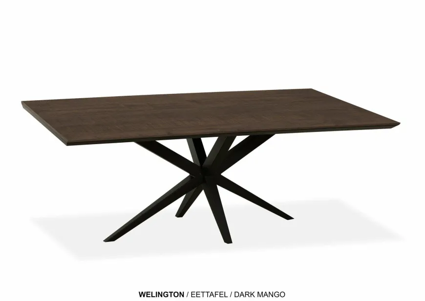 WoonMax Eettafel Wellington Rechthoek Lamulux - Diverse kleuren en afmetingen