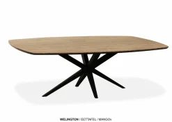WoonMax Eettafel Wellington Deens Ovaal Lamulux - Diverse kleuren en afmetingen