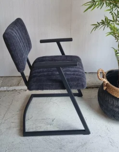 WoonMax Eettafelstoel Mats Miami - Ash, Zwart of Toffee