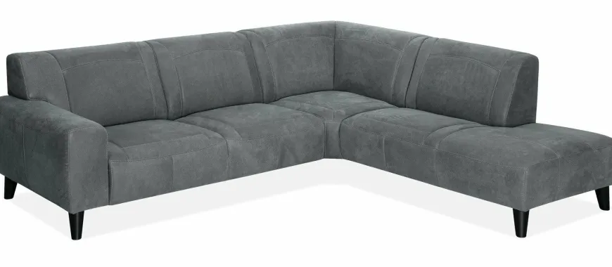 WoonMax Hoekbank Nashville A2 2.5 zits met ottomane Cuba Thyme - Showroommodel