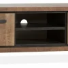 WoonMax Kinga Tv kast 170 cm 2 dr/2 open vak Lamulux Old Teak