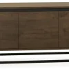 WoonMax Milltown dressoir 3 deurs Dark Mango - 165 cm