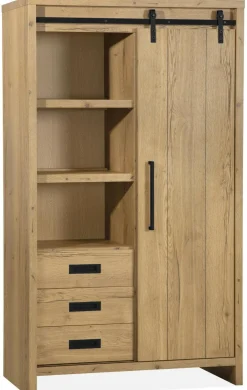 WoonMax Opbergkast Cottage Natur 109 cm