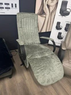 WoonMax Relaxfauteuil Queen Merge Thyme elektrisch met accu - Showroommodel
