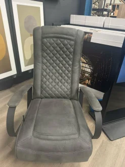 WoonMax Relaxfauteuil Queen Cabrio Antraciet handbediening - Showroommodel