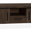 WoonMax Rimini TV meubel 2 deurs - 1 lade Lamulux Dark mango 130 cm